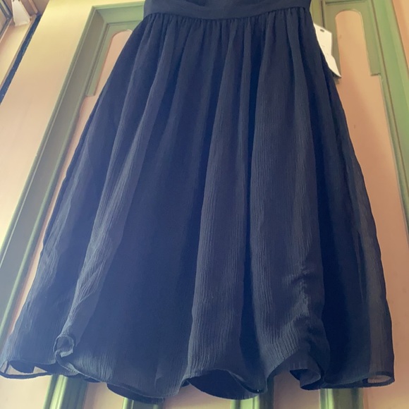 J.Crew Black Silk Chiffon Emily Strapless - Picture 11 of 16